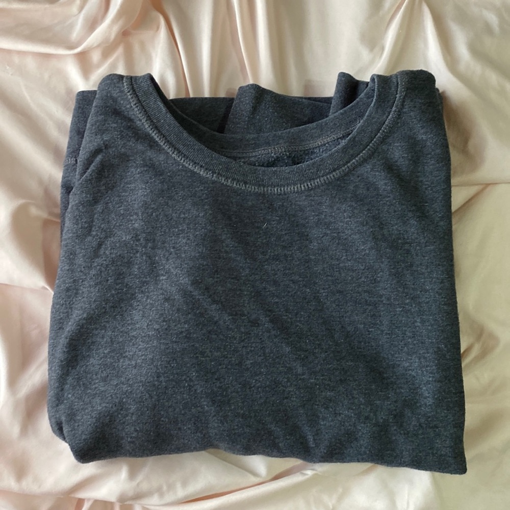Grey crew neck